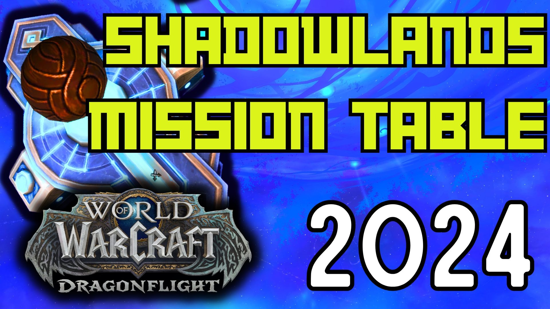 Shadowlands mission table video world of warcraft
