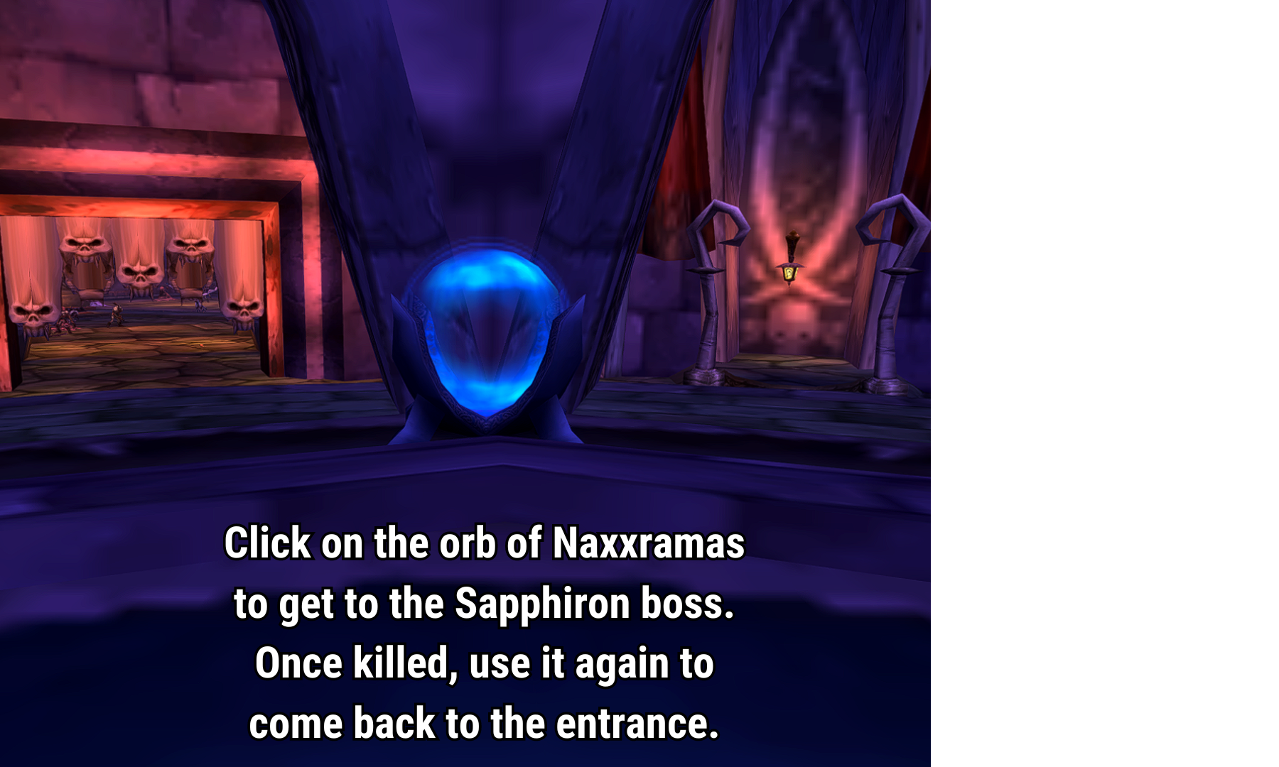 Naxxramas sapphiron boss orb