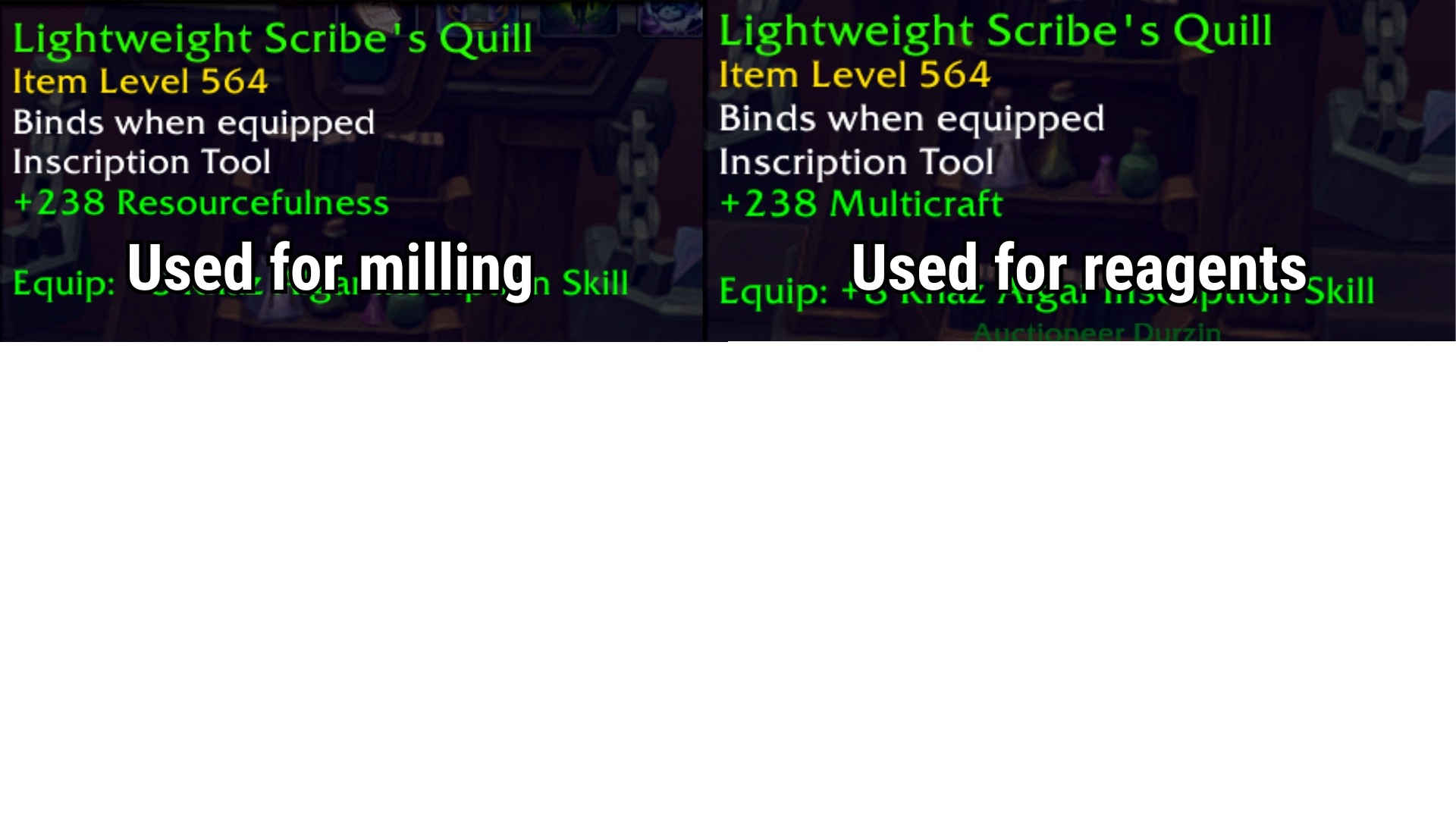 Inscription profession tool