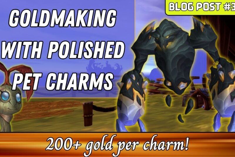 Making gold with Polished pet charms